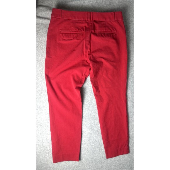 Banana Republic Modern Sloan Size 6 Woman Pant - Waist skinny - Red - Clean - Picture 3 of 4